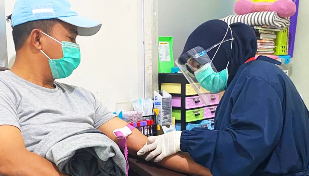 kegiatan medical check up di klinik nur asih samarinda